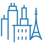 lonely planet travel content licensing city icon