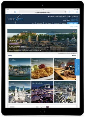 Screenshot Europe Express Content Max Widget iPad
