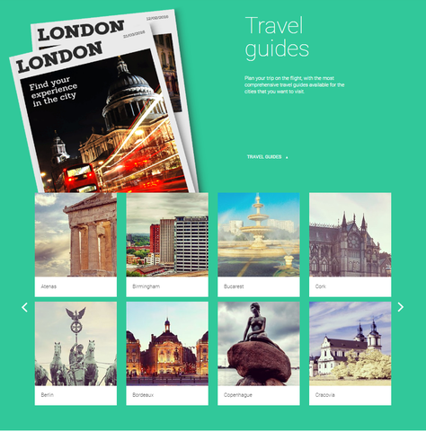 Iberia Express passengers access ArrivalGuides destination content