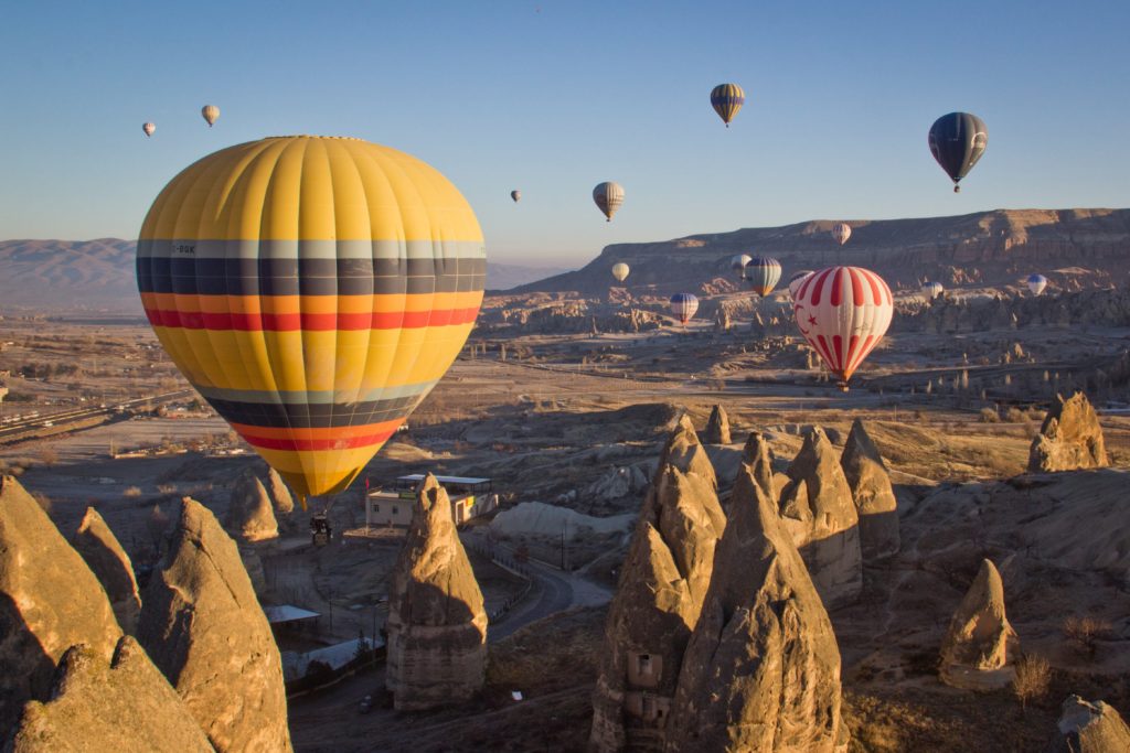 how air balloons in Turkey